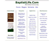 Tablet Screenshot of baptistlife.com