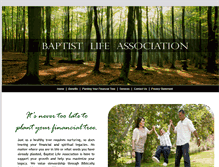 Tablet Screenshot of baptistlife.org