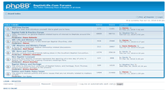 Desktop Screenshot of forums.baptistlife.com